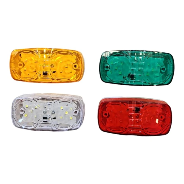 FAROL LATERAL BIVOLTAJE AMBAR 10 LED - ALTERNATIVO