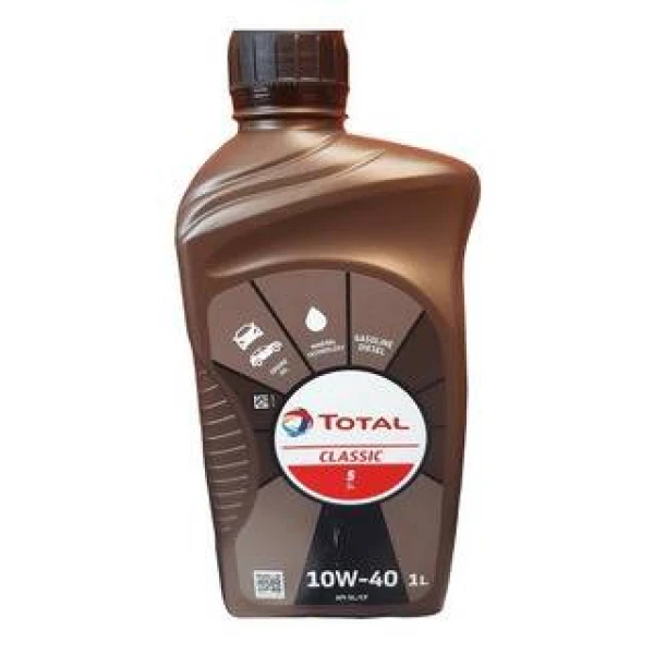 Total Classic 10w40- 1 Litro /