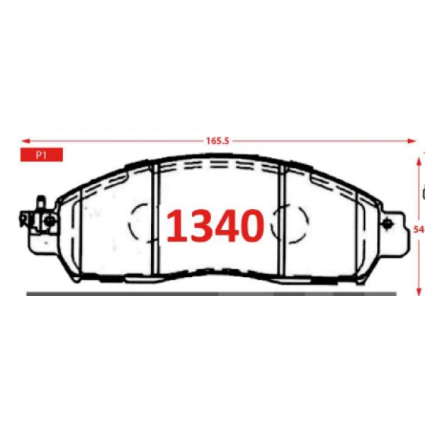 PASTILLA DE FRENO 1340 - GTX GOLD CERAMIC