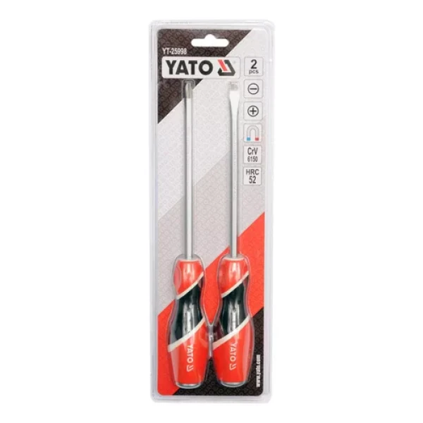 SET DESTORNILLADORES CRUZ-PALETA 2 PCS YATO