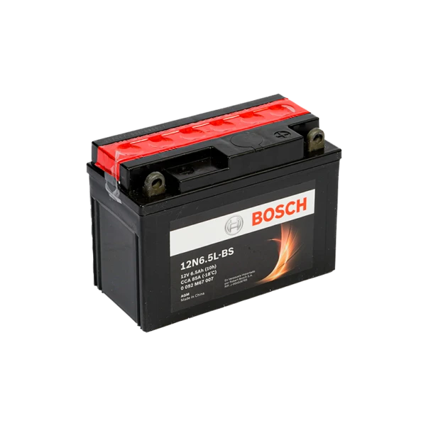 Bateria Moto 12n6.5l-bs 6.5ah Cca 85a (bosch)