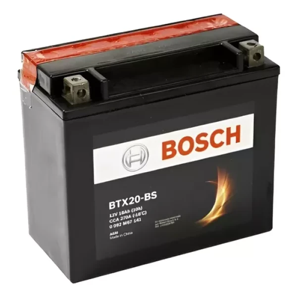 Bateria Moto Btx20-bs 18ah Cca 270a (bosch)