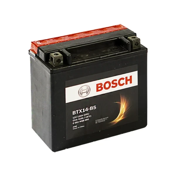 Bateria Moto Btx14-bs 12ah 210a Cca (bosch)
