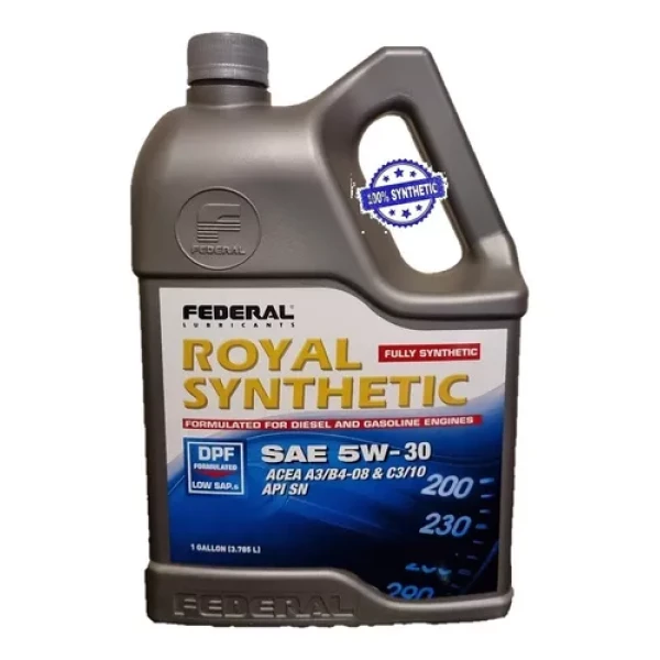 FEDERAL 5W30 ACEA C2/C3 API SN DEXOS2 7 LITROS
