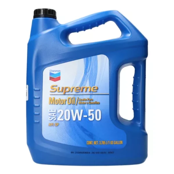 CHEVRON SUPREME SAE 20W50 SP 1GL GALON 3,78 LITROS