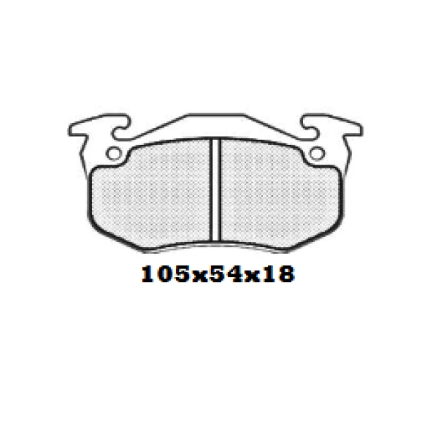 Juego De Pastillas De Frenos Para Peugeot 306 1992 1998 1.6 1.8 2.0