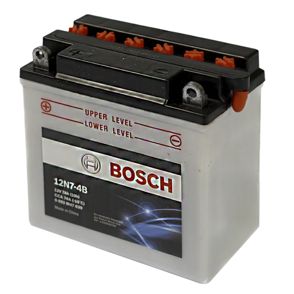 Bateria Moto 12n7-3b 7ah 74cca +der - Bosch