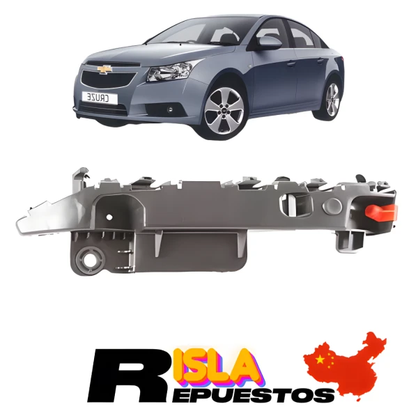 Mensula Guia Parachoque Para Chevrolet Cruze 2010 2013 1.8