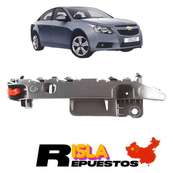 Mensula Guia Parachoque Para Chevrolet Cruze 2010 2013 1.8