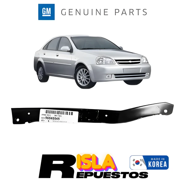 Mensula Guia Parachoque Para Chevrolet Optra 2004 2016 1.6 1.8 2.0