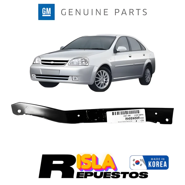 Mensula Guia Parachoque Para Chevrolet Optra 2004 2016 1.4 1.6 2.0