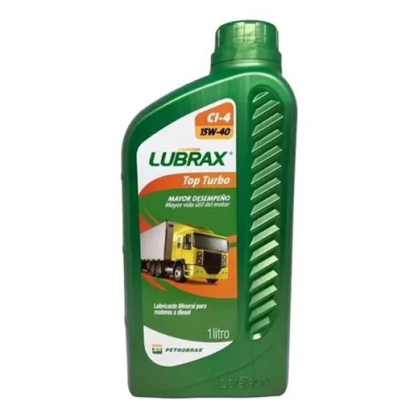 Aceite 15w40 Lubrax Top Turbo 1lt
