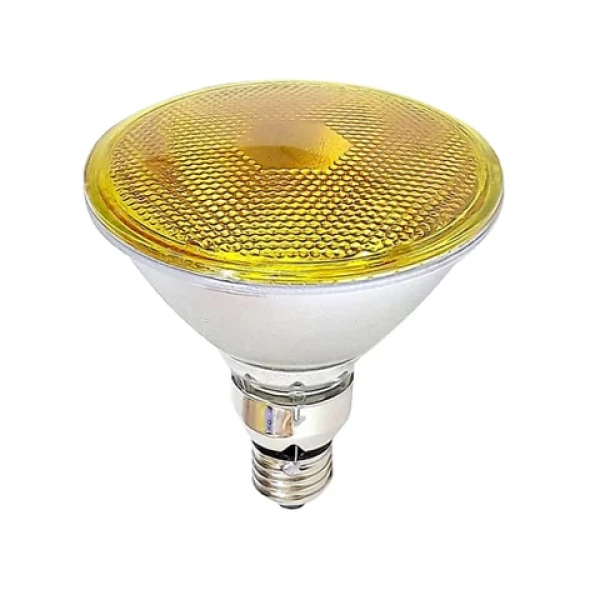 ampolleta par 38 amarilla e27 100w