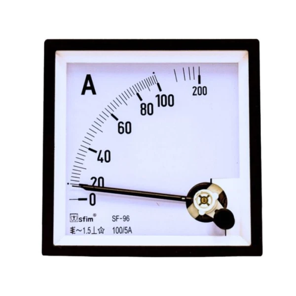 amperimetro para panel 0-100a/ 200 global