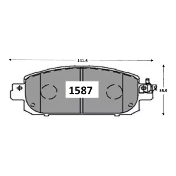 Pastilla de freno para nissan sentra 2019 2023 2.0