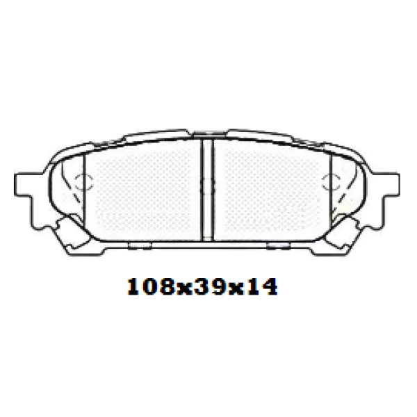 PASTILLAS DE FRENO TRASERAS ITAL: 670 - BBP FULL COPP
