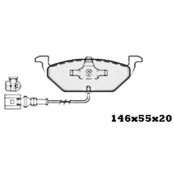 PASTILLAS DE FRENO DELANTERA AUDI / BRILLIANCE / MG / SKODA / VOLSKWAGEN ITAL: 697 - BBP