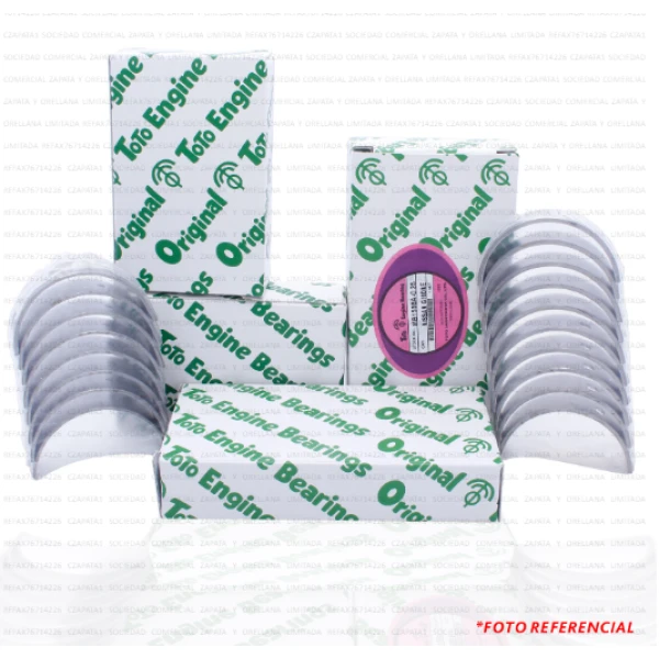 JUEGO METAL BIELA STD TOYOTA - ORIGINAL TOTO ENGINE