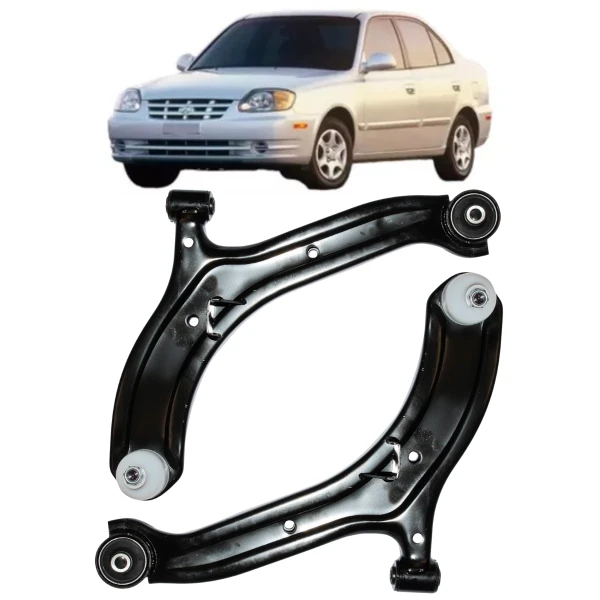 Par Bandeja Para Hyundai Accent Prime 2004 2007 1.3 G4ea