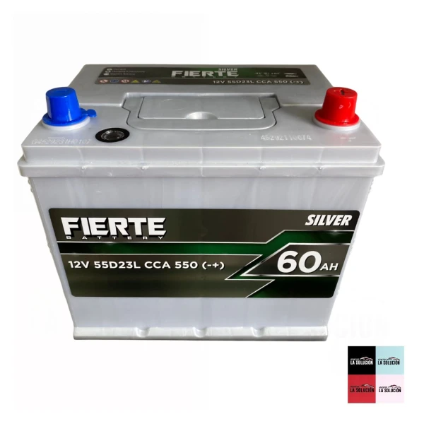 Bateria Fierte Silver 60ah 560cca Positivo Lado Derecho ( - + )