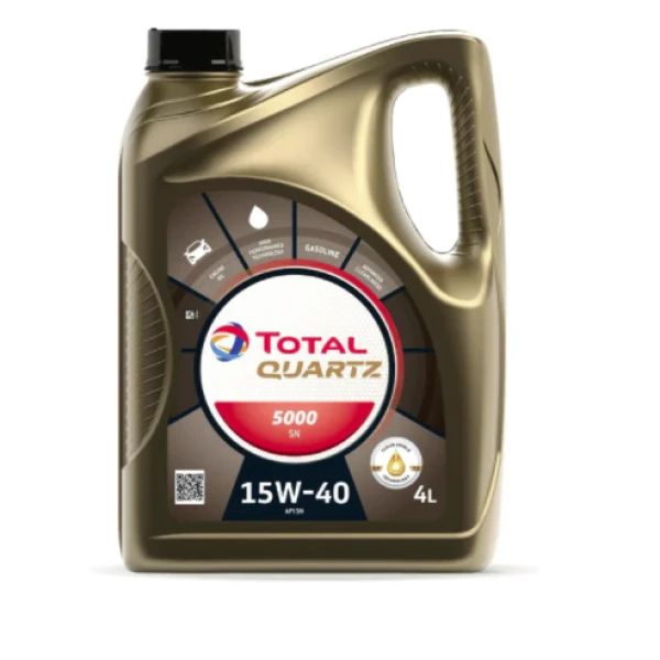 TOTALENERGIES QUARTZ 15W40 5000 API SN/CF - 4 LTS