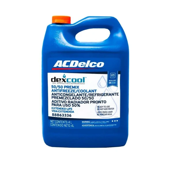 Refrigerante / Coolant Acdelco 50/50 - 4 Litros