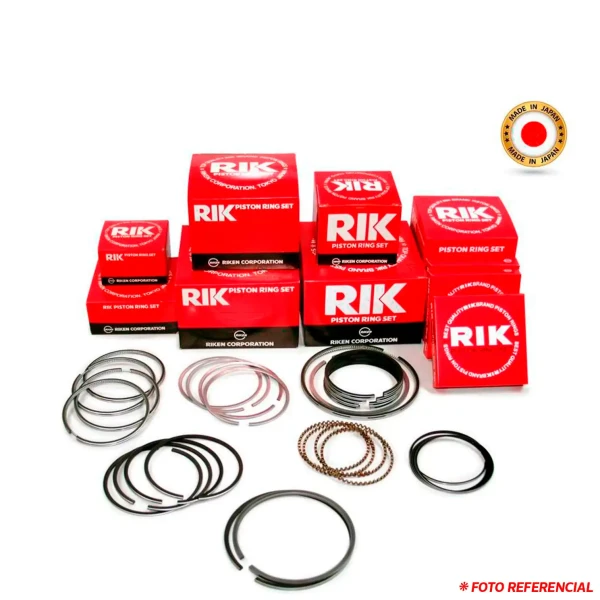 JGOS ANILLOS MITSUBISHI L200 2.5 STD 91.10MM 2.50-1.94-4.00 1º 2º HALF KEYSTONE RIK JAPON - Anillos Motor Std | ClickRepuestos