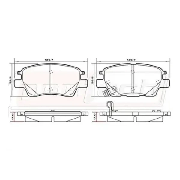 Pastilla de freno para chevrolet cruze 1.4 - Pastillas De Freno | ClickRepuestos