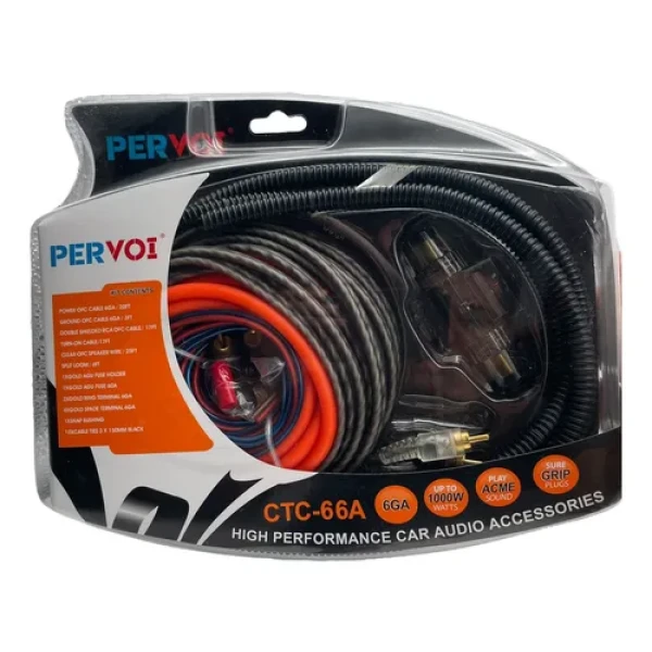 Set Cables Audio Forrado 6g Pervoi