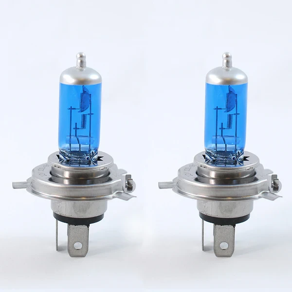 PAR DE AMPOLLETAS H4 12V 100/80W XENON P43T LUZ BLANCA - CKT IPS