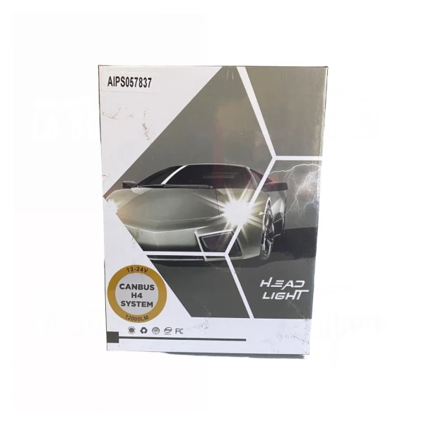 Par Ampolletas Led H4 12/24v 12.000 Lumenes - Head Light