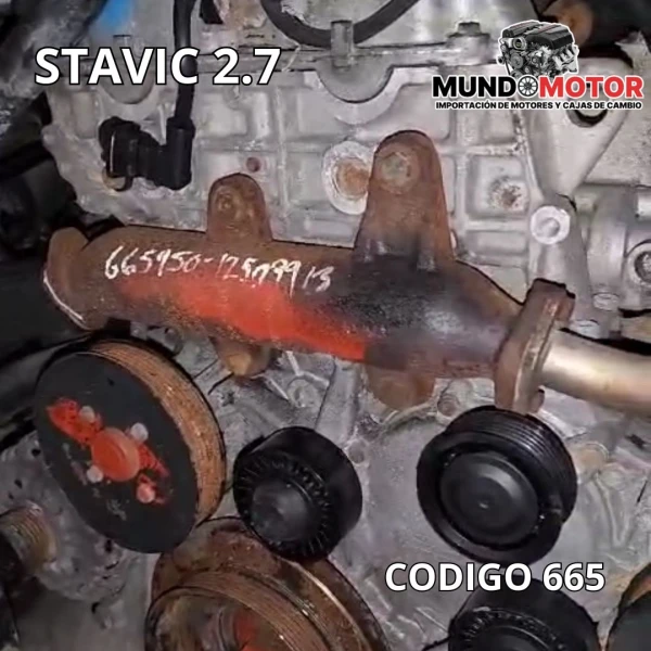 Motor Para Ssangyong Stavic 2008 2011 5 Cilindros 2.7 665 Diesel