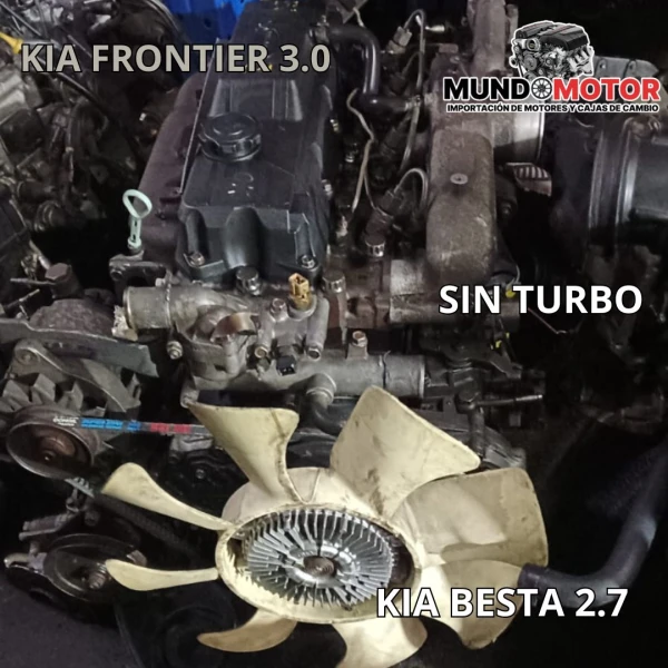 Motor Para Kia Frontier 2002 2011 2.7/3.0 Sin Valvulas J2/jt Diesel