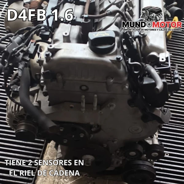 Motor Para Hyundai Accent 2009 2011 1.6 16v D4fb Diesel