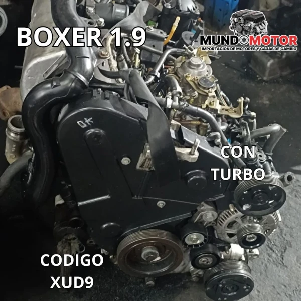 Motor Para Peugeot Partner 1995 2002 Con Turbo 1.9 Xud9 Diesel