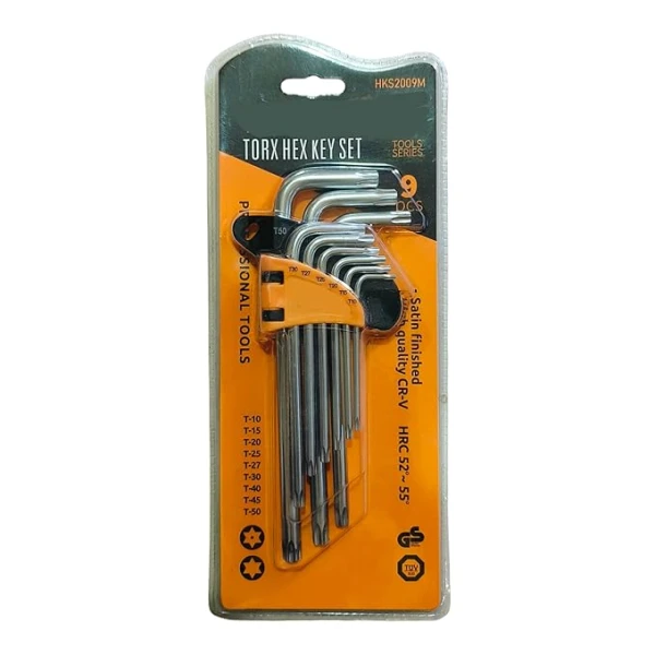 Juego Llaves Estrellas Torx Wello