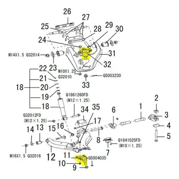 Pack Rotula Superior-inferior Gwm Safe Motor 2.2 491qe - Rótulas | ClickRepuestos