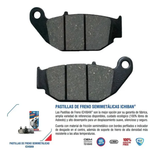 Pastilla De Freno Trasera Honda Xr-190 - Sin Categoría | ClickRepuestos
